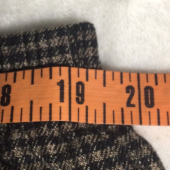 BRIGGS New York Tan snd Black Checkered pants with elastic waist band - Picture 7 of 16